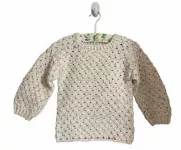 Dívčí háčkovaný svetr