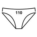 Dívčí spodní kalhotky - velikost 110