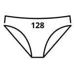 Dívčí spodní kalhotky - velikost 128