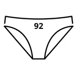 Dívčí spodní kalhotky - velikost 92