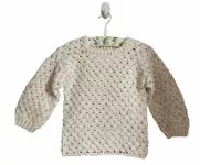 dívčí háčkovaný svetr